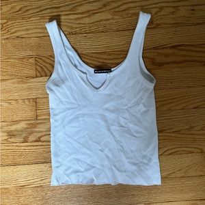 brandy melville white tank